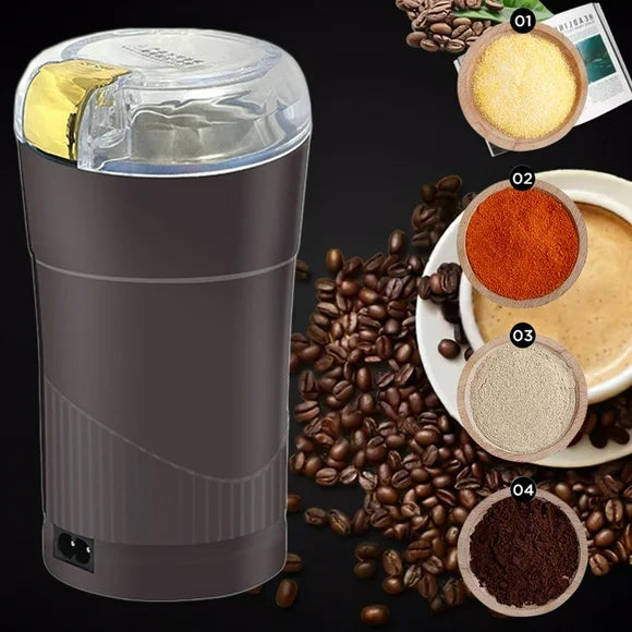 Portable Electric Coffee & Spice Grinder – Compact, Rechargeable & Easy to Use